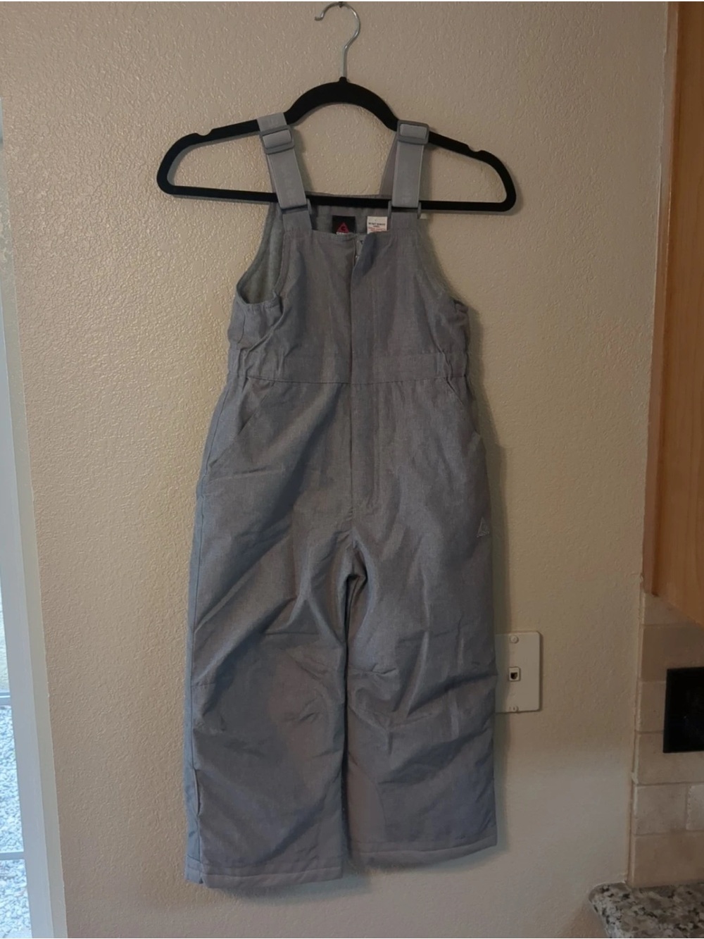 GERRY kids PERFORMANCE UNISEX SNOW BIB PANTS ADJUSTABLE SUSPENDERS GRAY Sz 5
